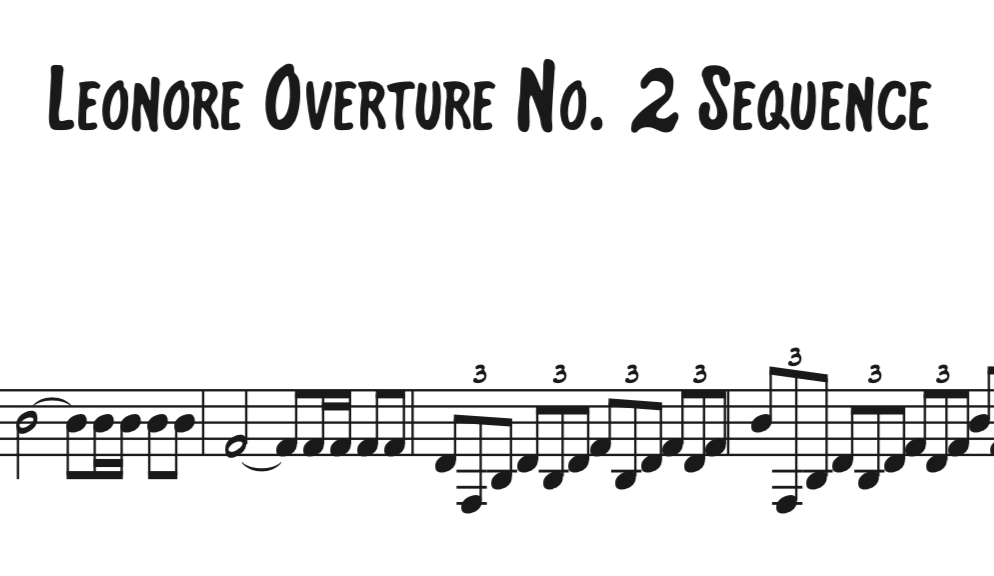Beethoven Leonore Overture No. 2 Sequence featuring Ryan Beach